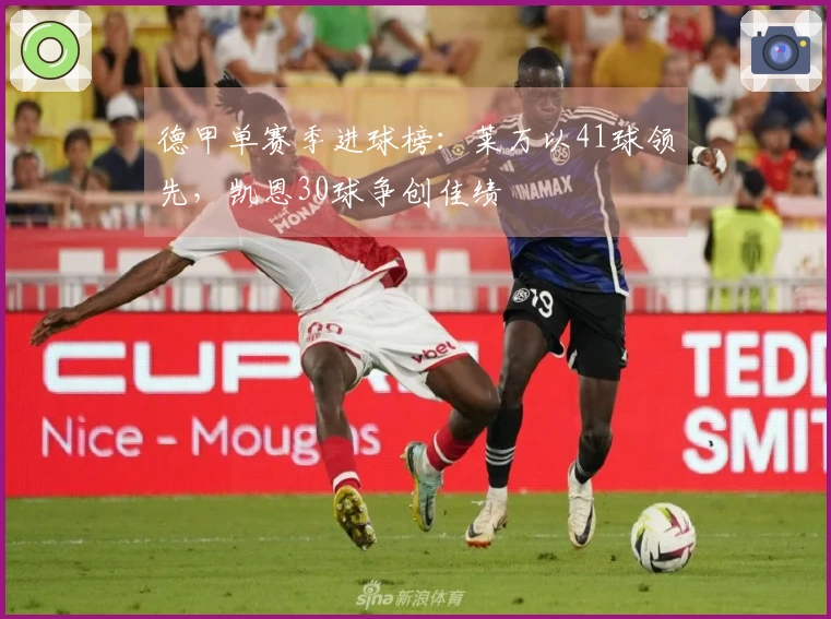 德甲单赛季进球榜：莱万以41球领先，凯恩30球争创佳绩