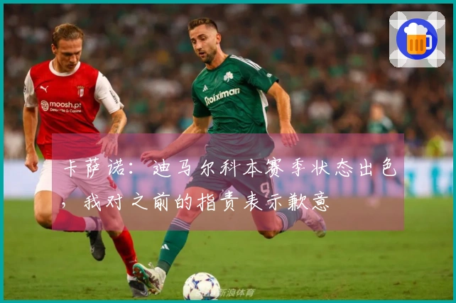 卡萨诺：迪马尔科本赛季状态出色，我对之前的指责表示歉意